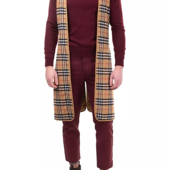 BURBERRY Cashmere & Wool UndercoatVest Warmer EU52 US42 XL - Picture 14 of 15